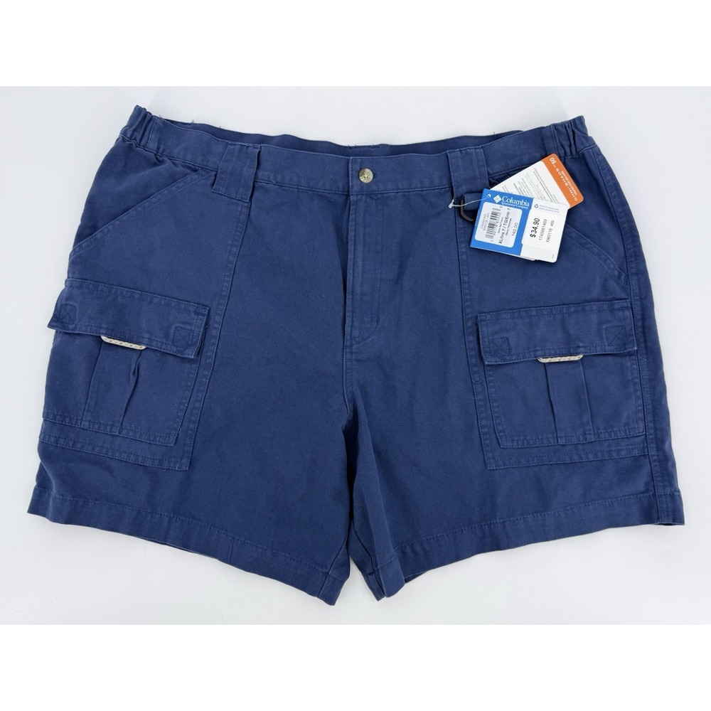 Columbia "Salton Sea Shorts" Omni-Shade UPF 50 Hiking Blue Men's Size XL New NWT